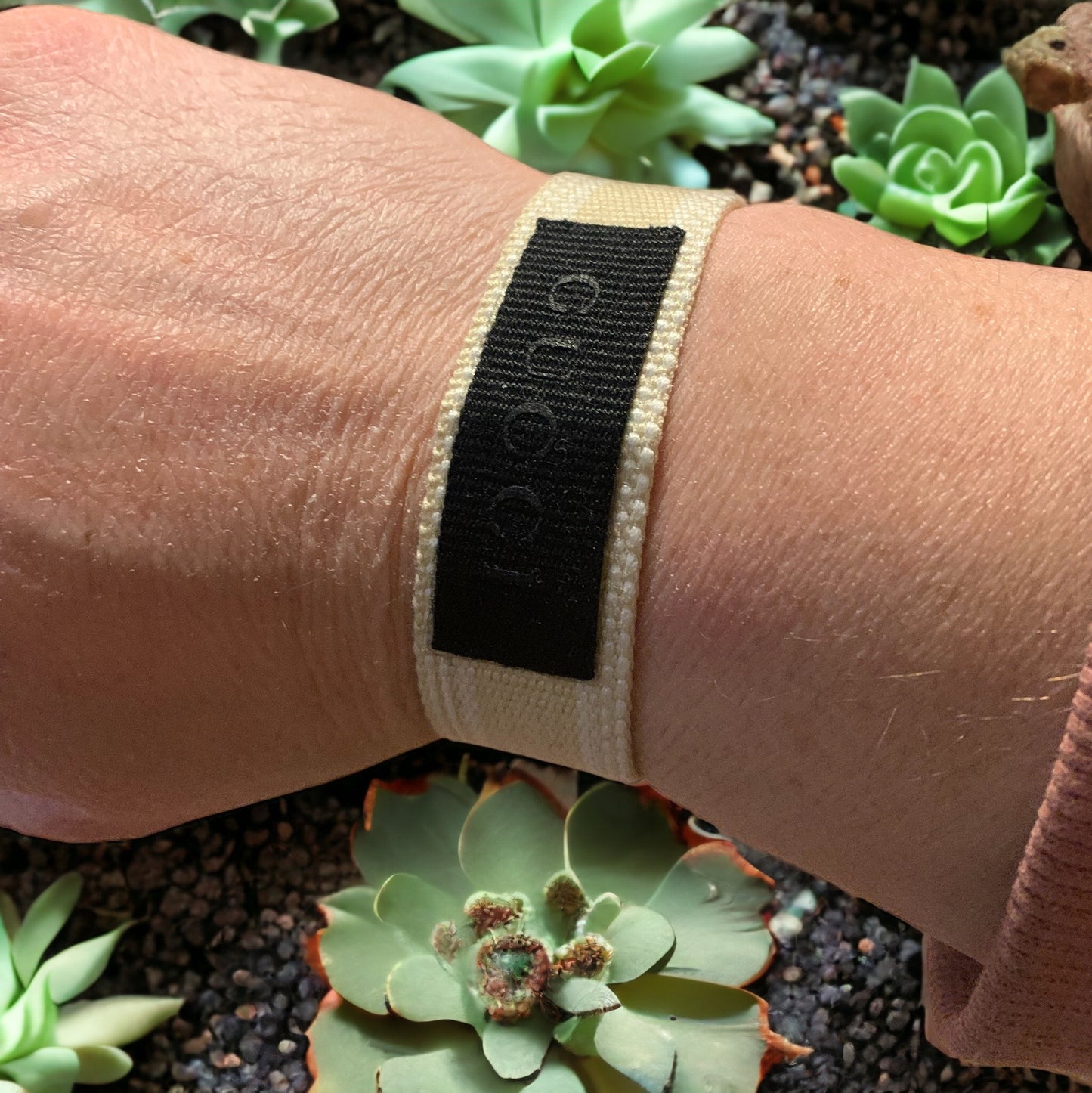 Authentic GG ribbon tassel bracelet