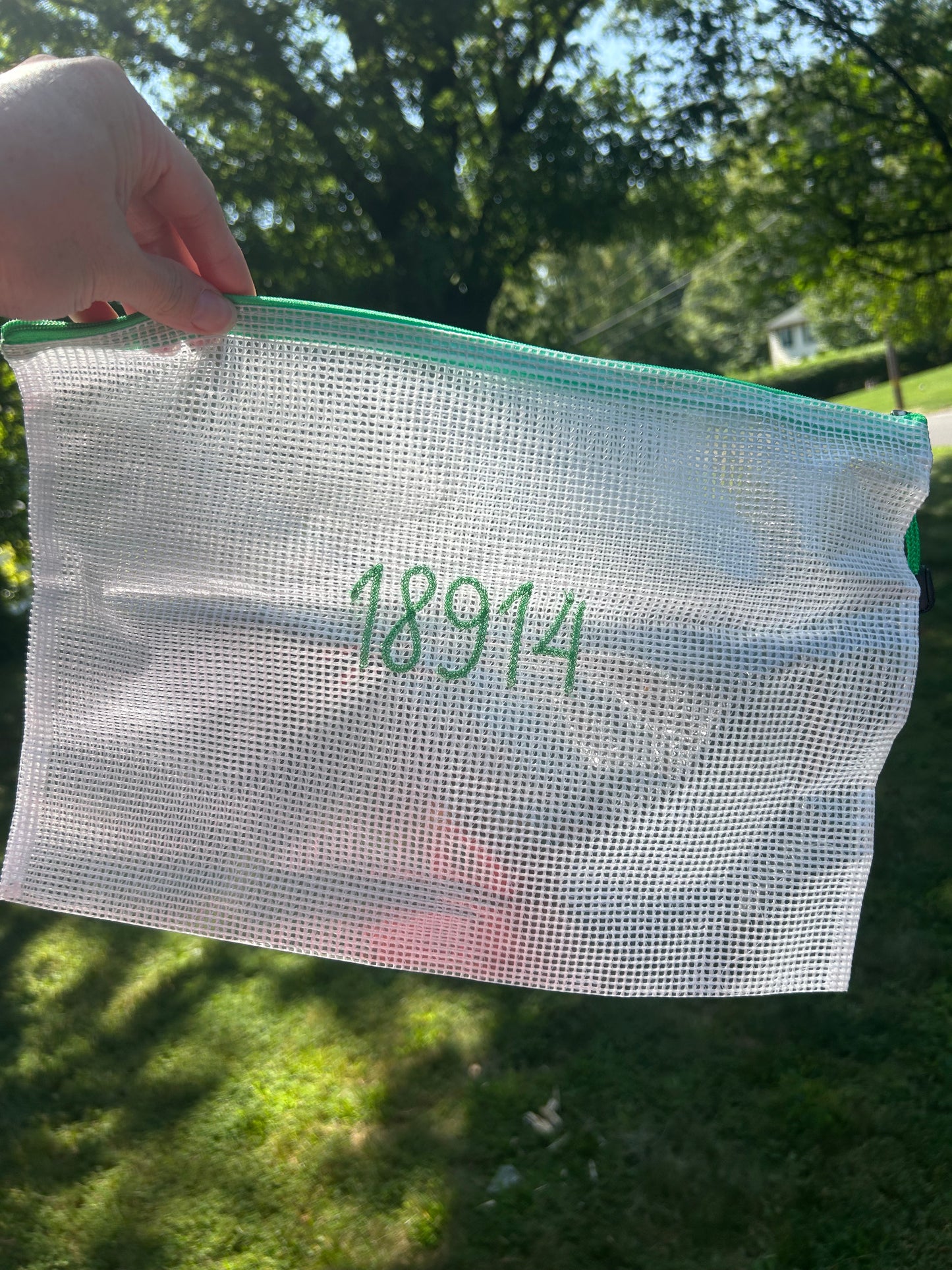 Mesh Zipper Pouch
