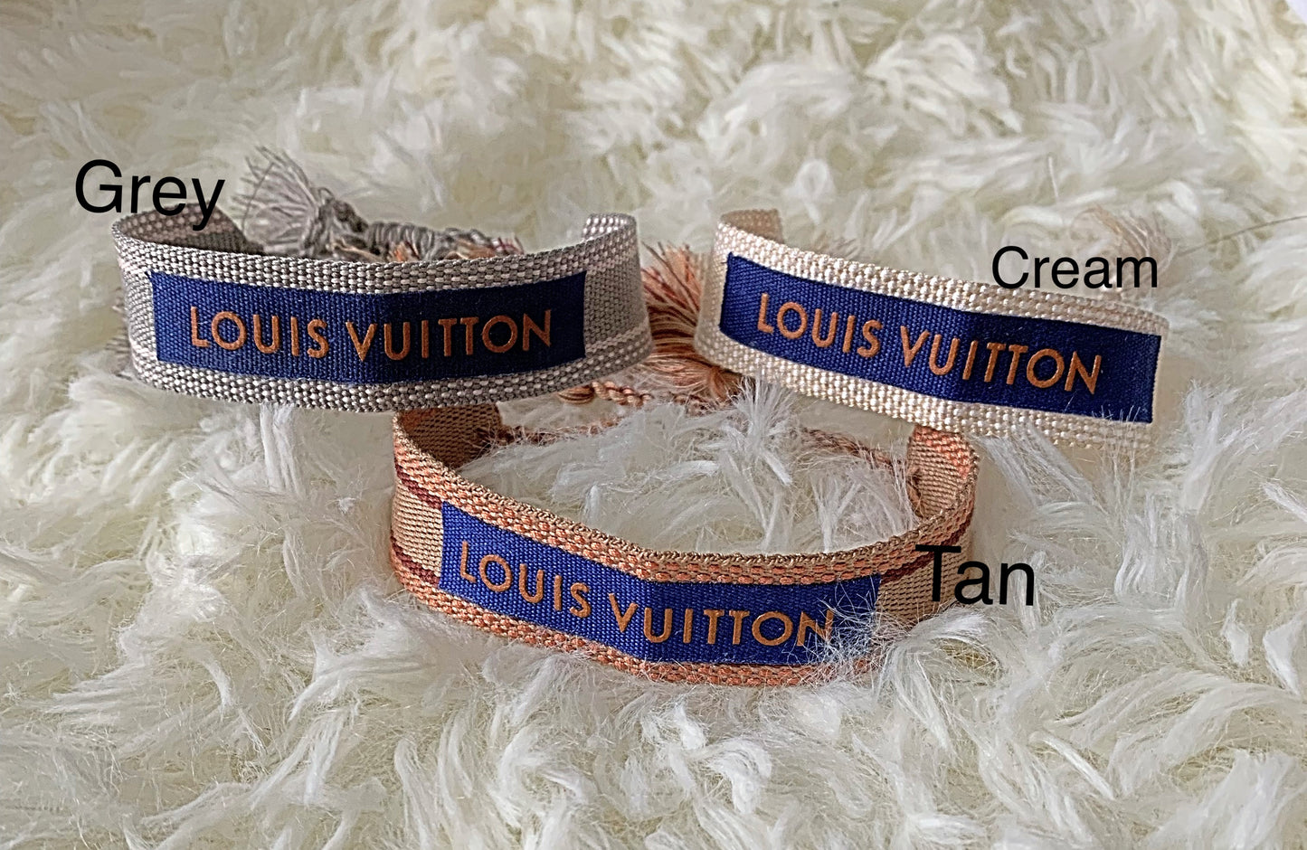 LV ribbon tassel bracelet