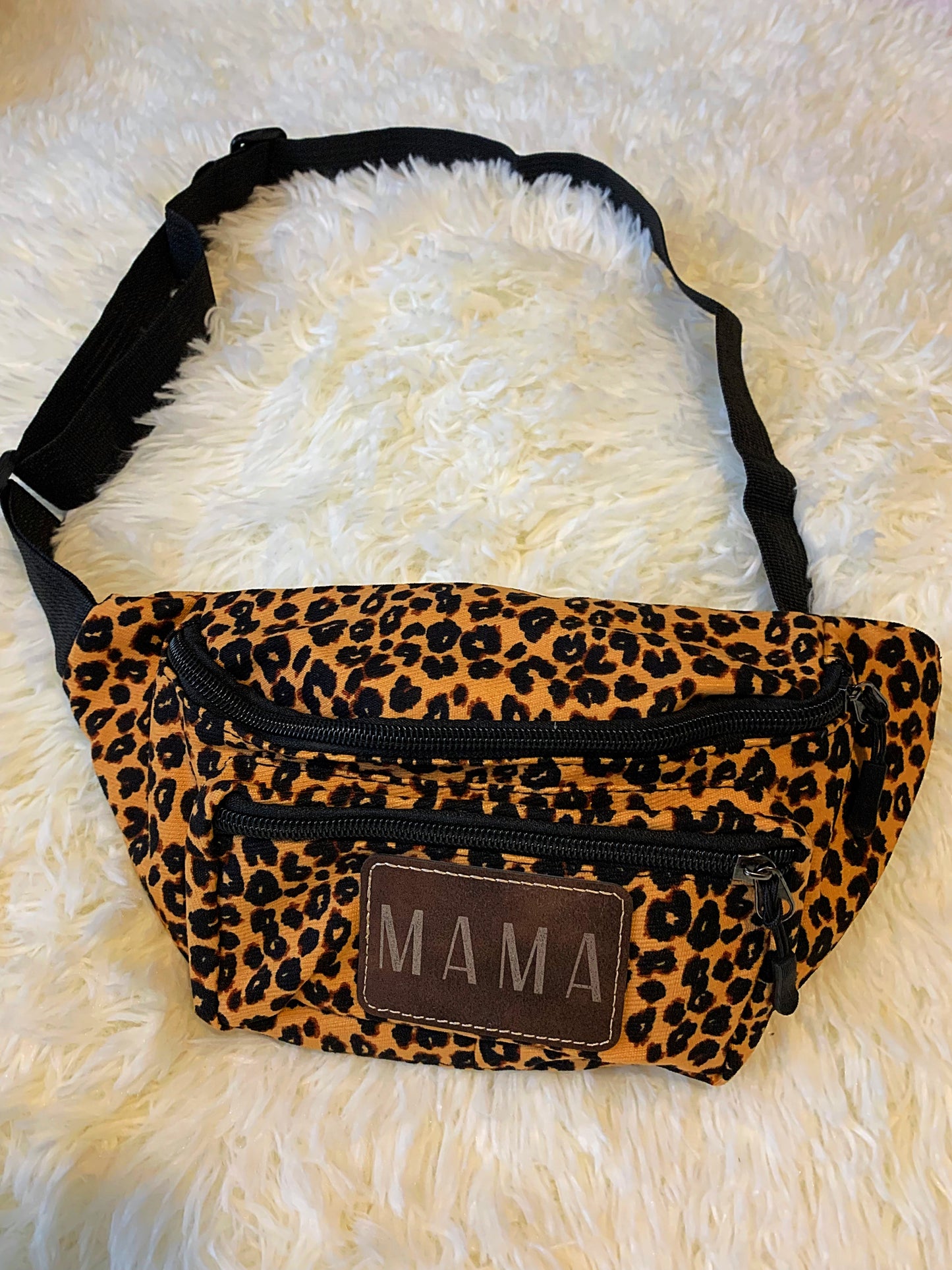 Leopard MAMA bum bag