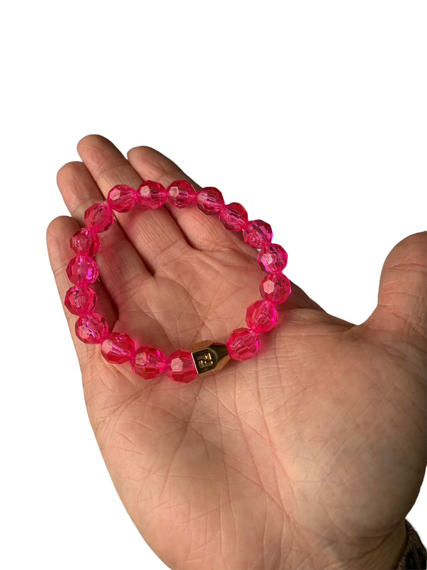 FF hot pink bracelet