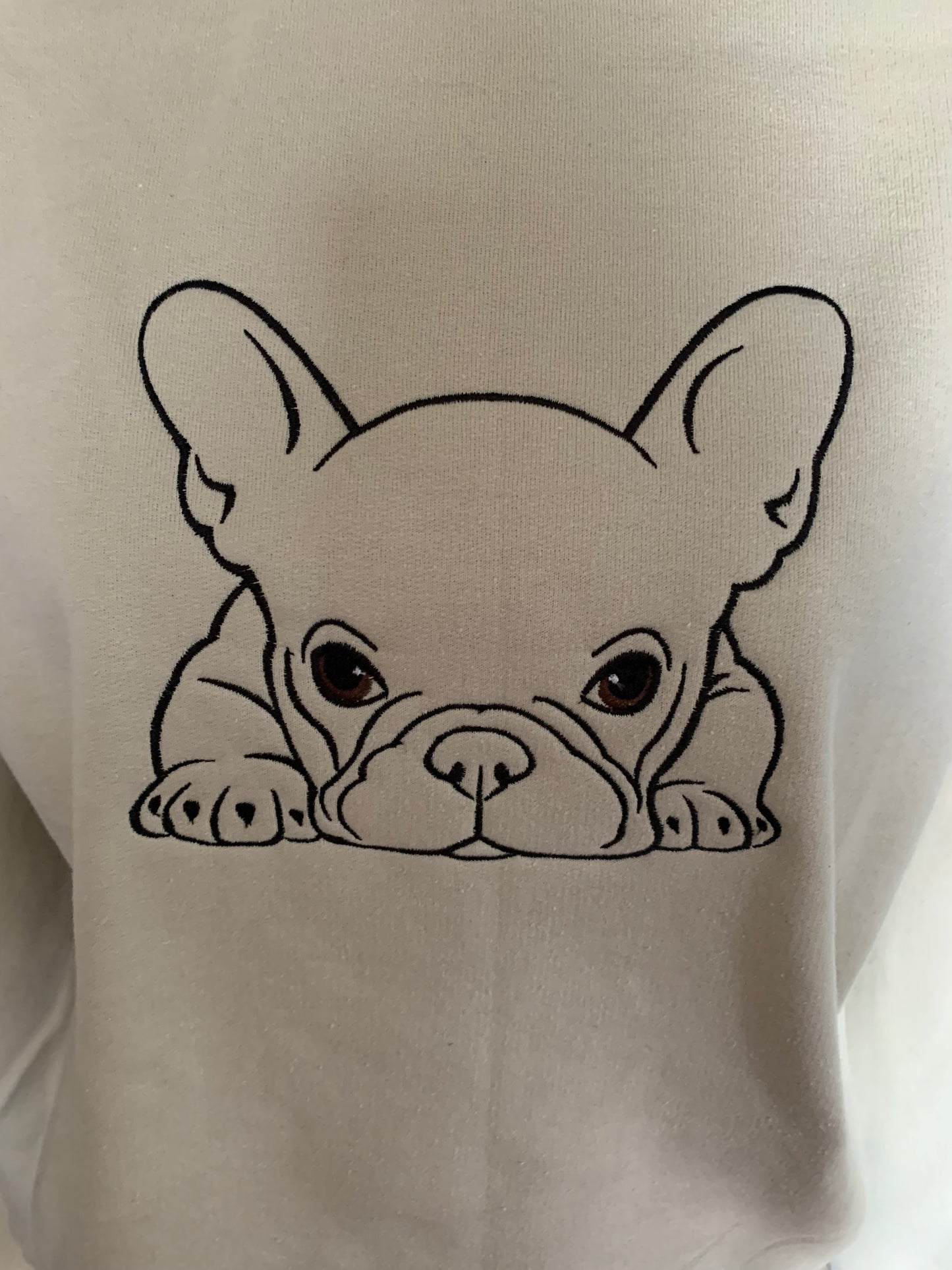 Oversized Frenchie sweatshirt