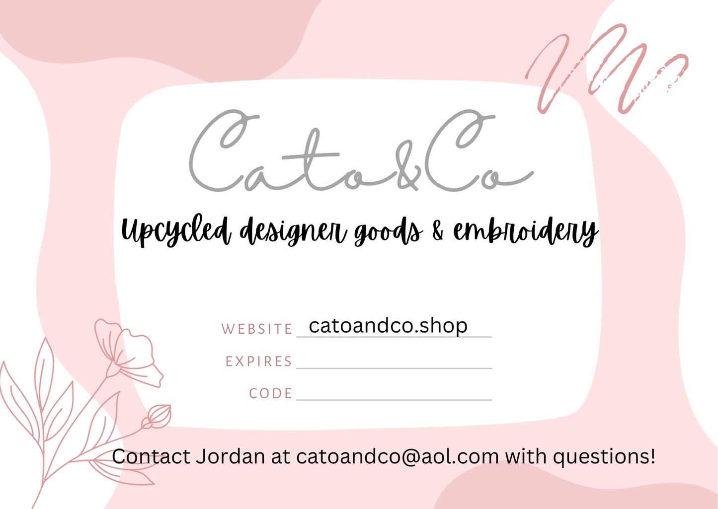 Cato&Co gift card