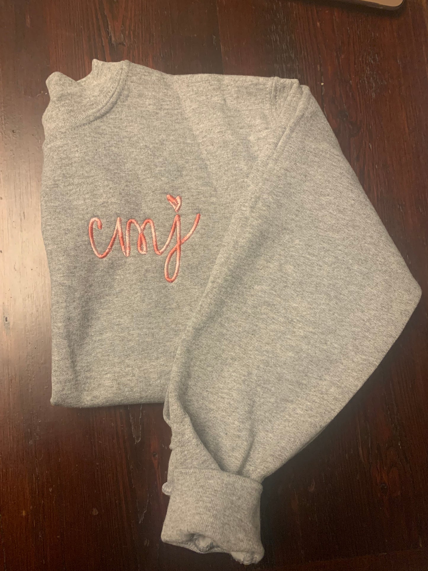 Kids personalized crewneck