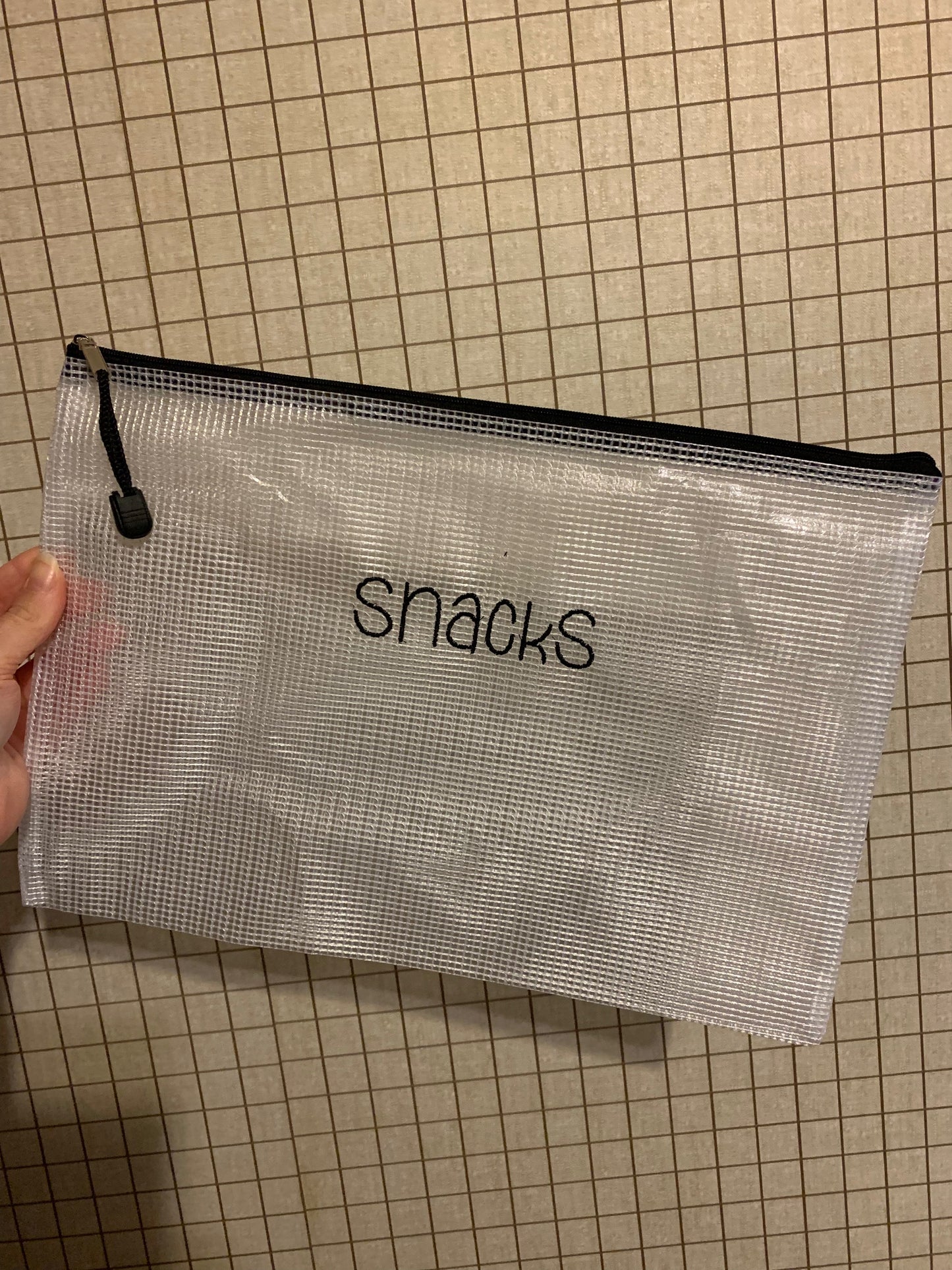Mesh Zipper Pouch