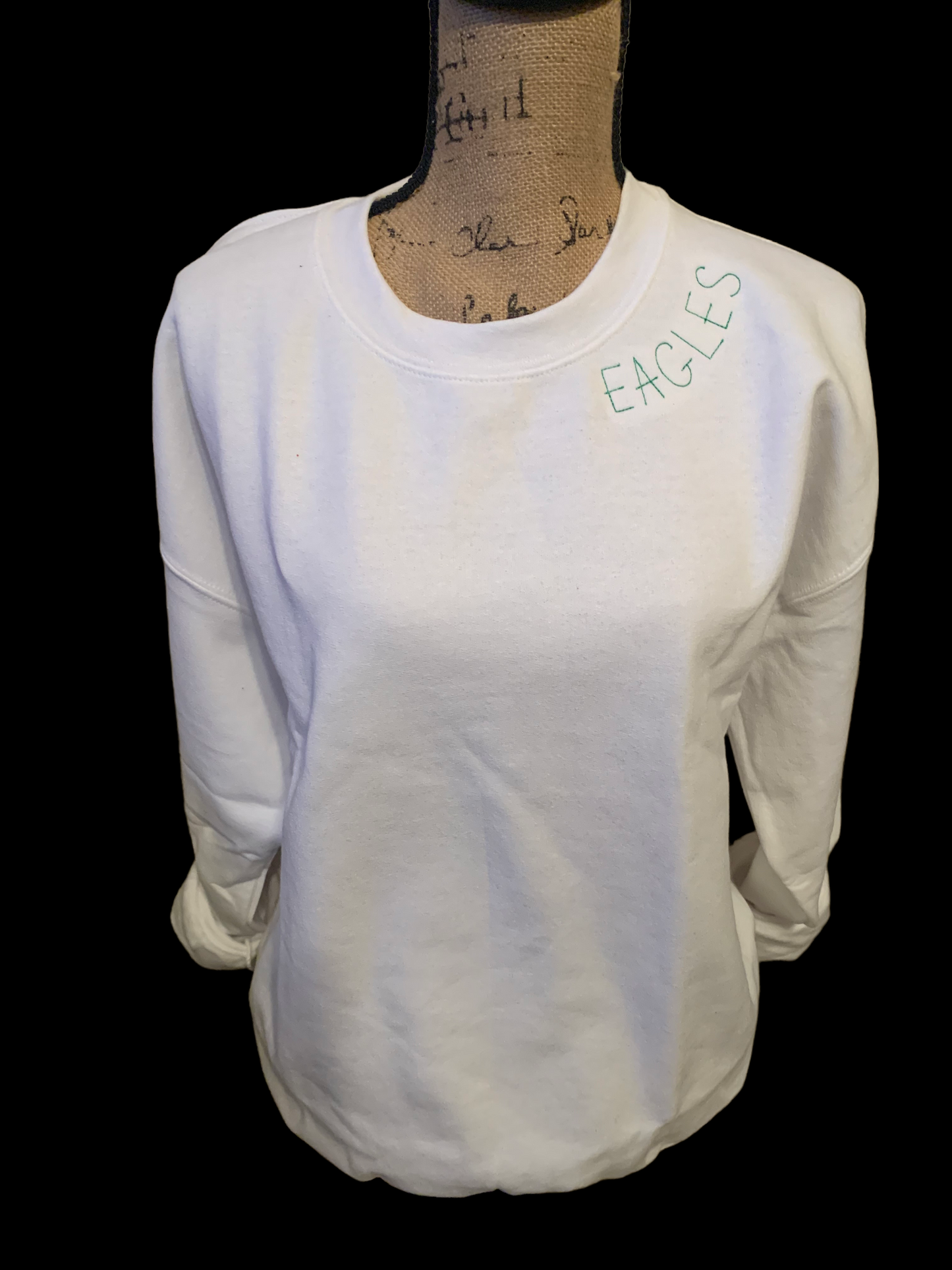 White Eagles embroidered crewneck