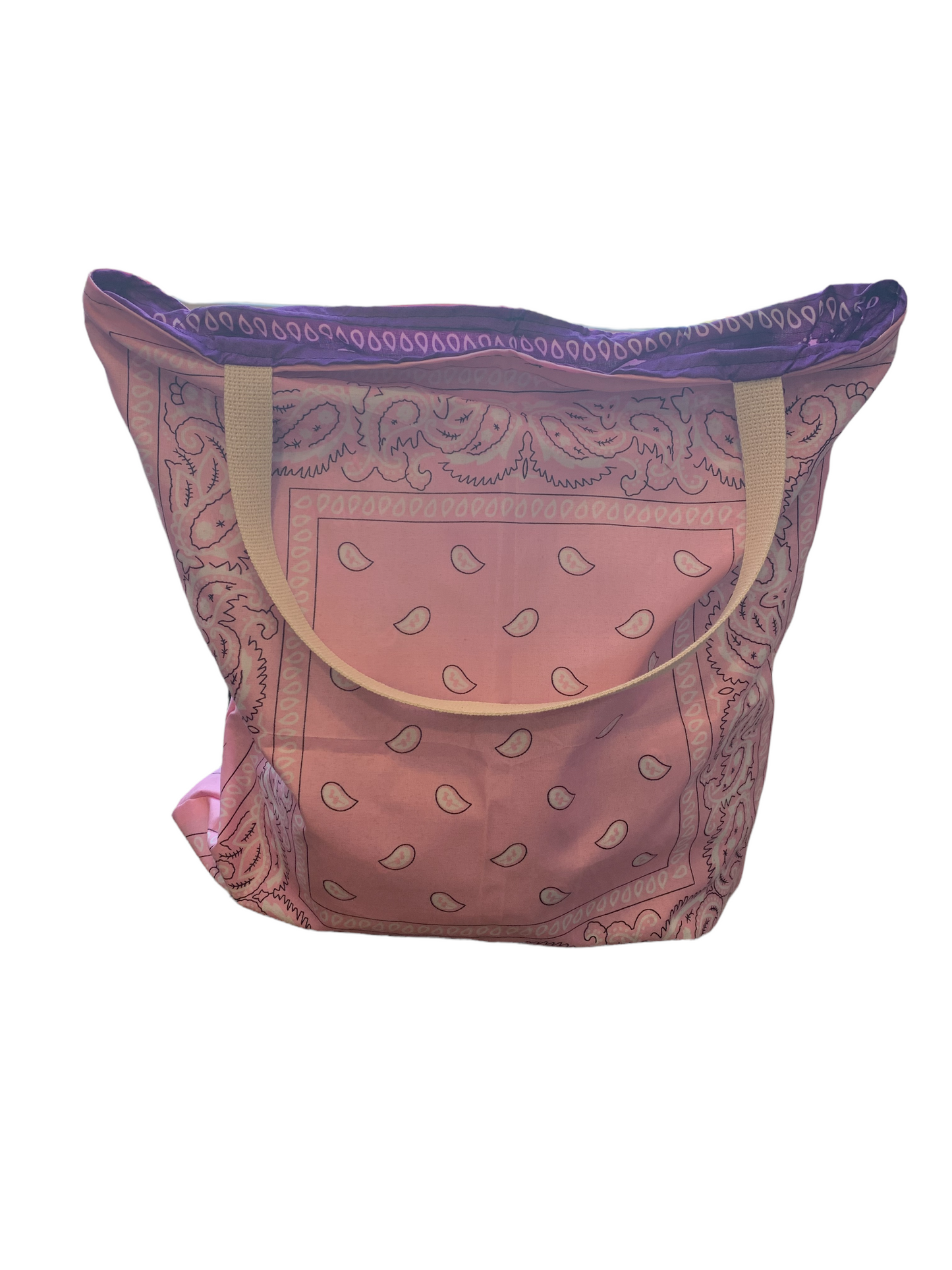 Reversible bandana tote